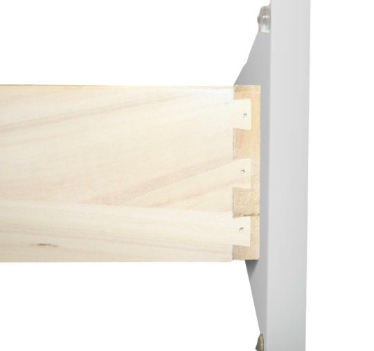 36" White Shaker Single Sink Bathroom Vanity with Drawers on the Right