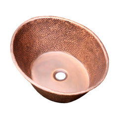 Akicon Custom Copper Vessel Sink Handmade Bathroom Basin