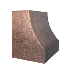 Akicon Custom Copper Range Hood Handmade for Luxury Kitchens