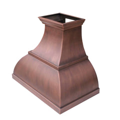 Akicon Custom Handmade Copper Range Hood for Farmhouse Style Kitchens