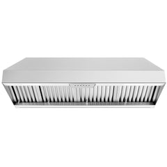 48" Range Hood Insert, 1200 CFM Stainless Steel Ducted Vent Hood Insert with Dimmable LED Lights