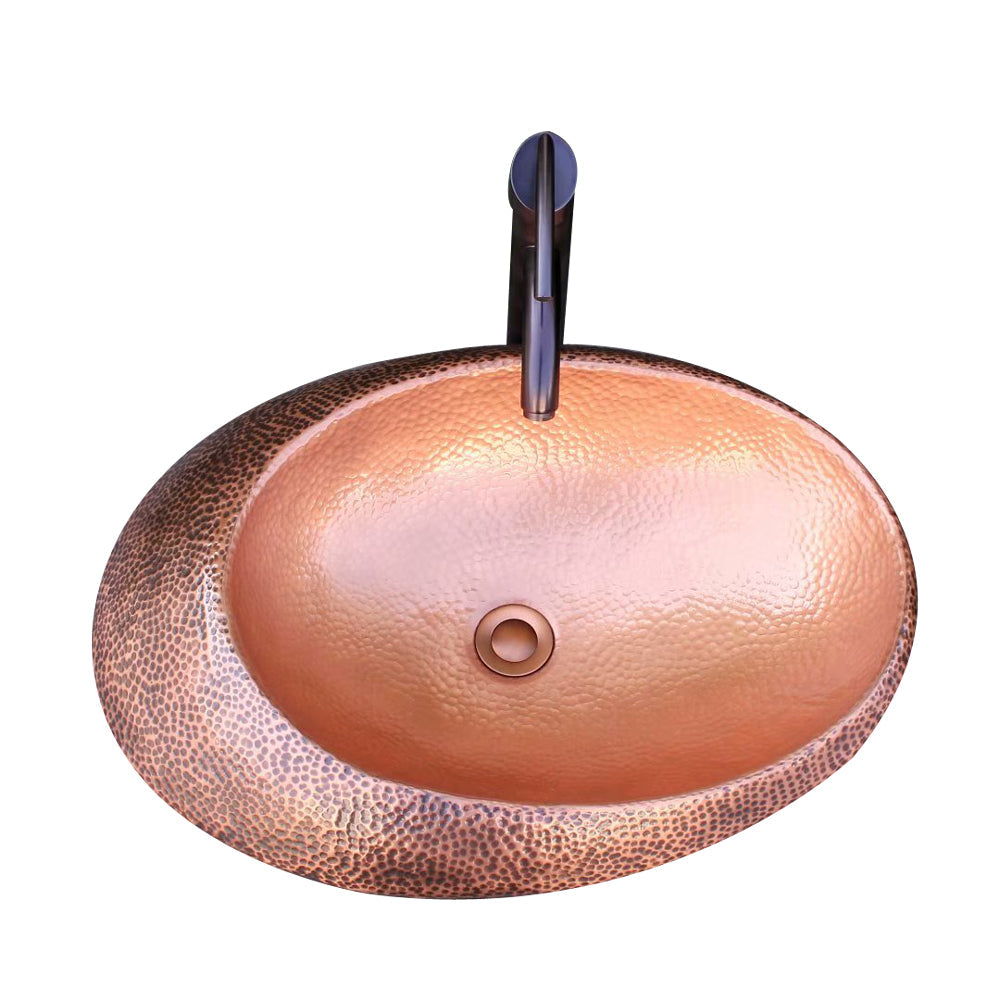 Akicon Custom Handmade Copper Bathroom Basin Sink