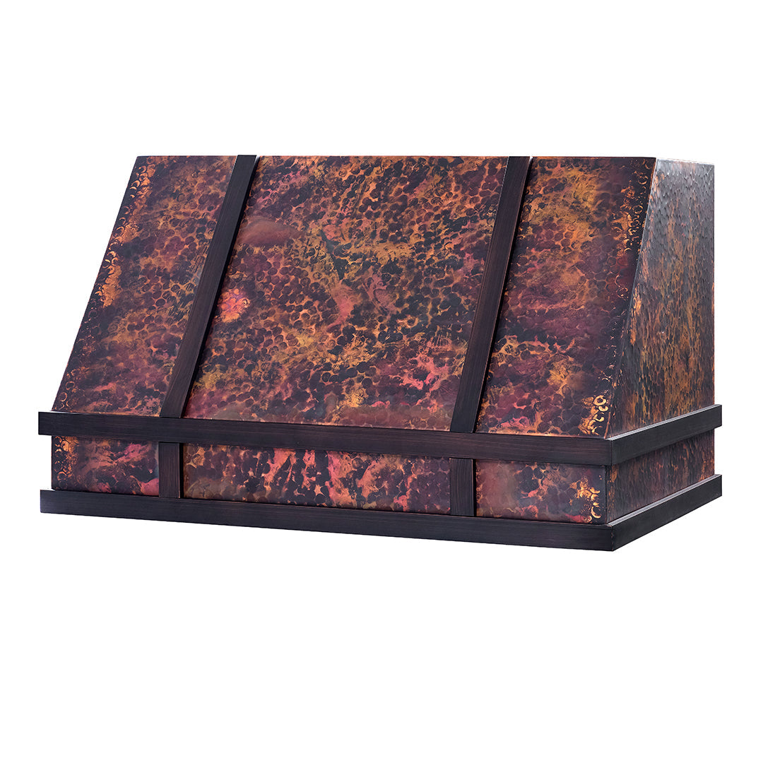 Akicon Custom Handmade Copper Range Hood Elegant Kitchen Vent Hood