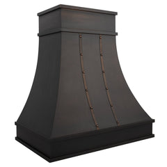 Akicon Handmade Copper Range Hood with Durable Solid Copper Material