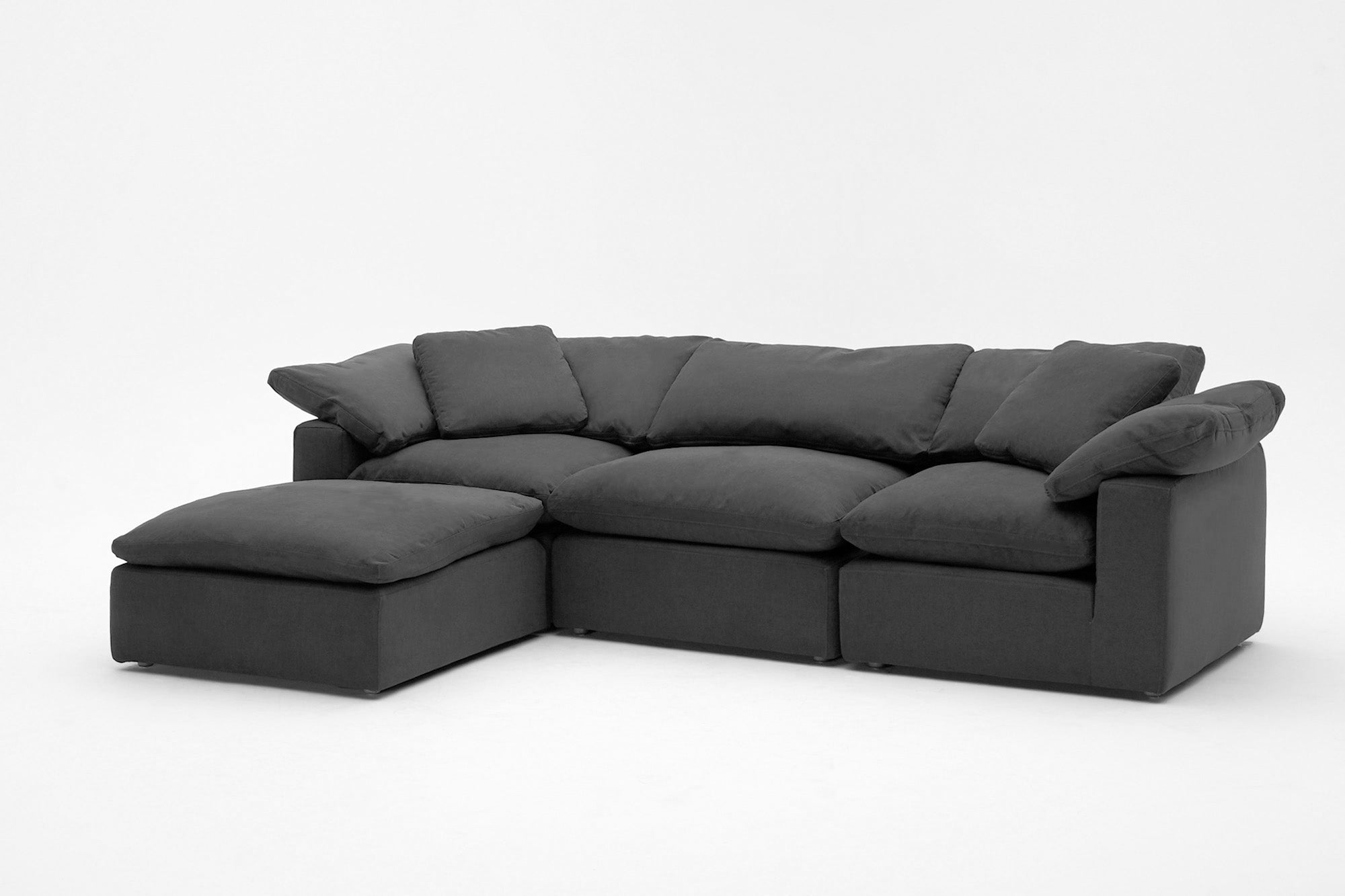 4-Cube Modular Chaise Sectional