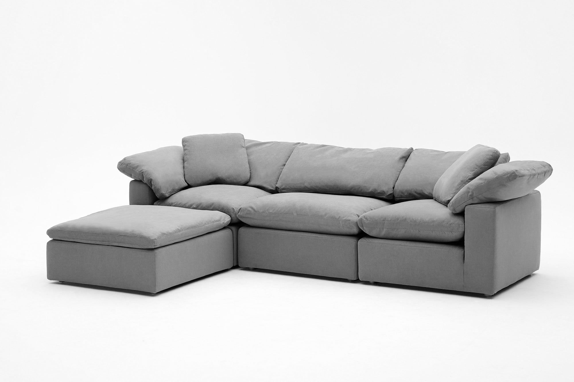 4-Cube Modular Chaise Sectional