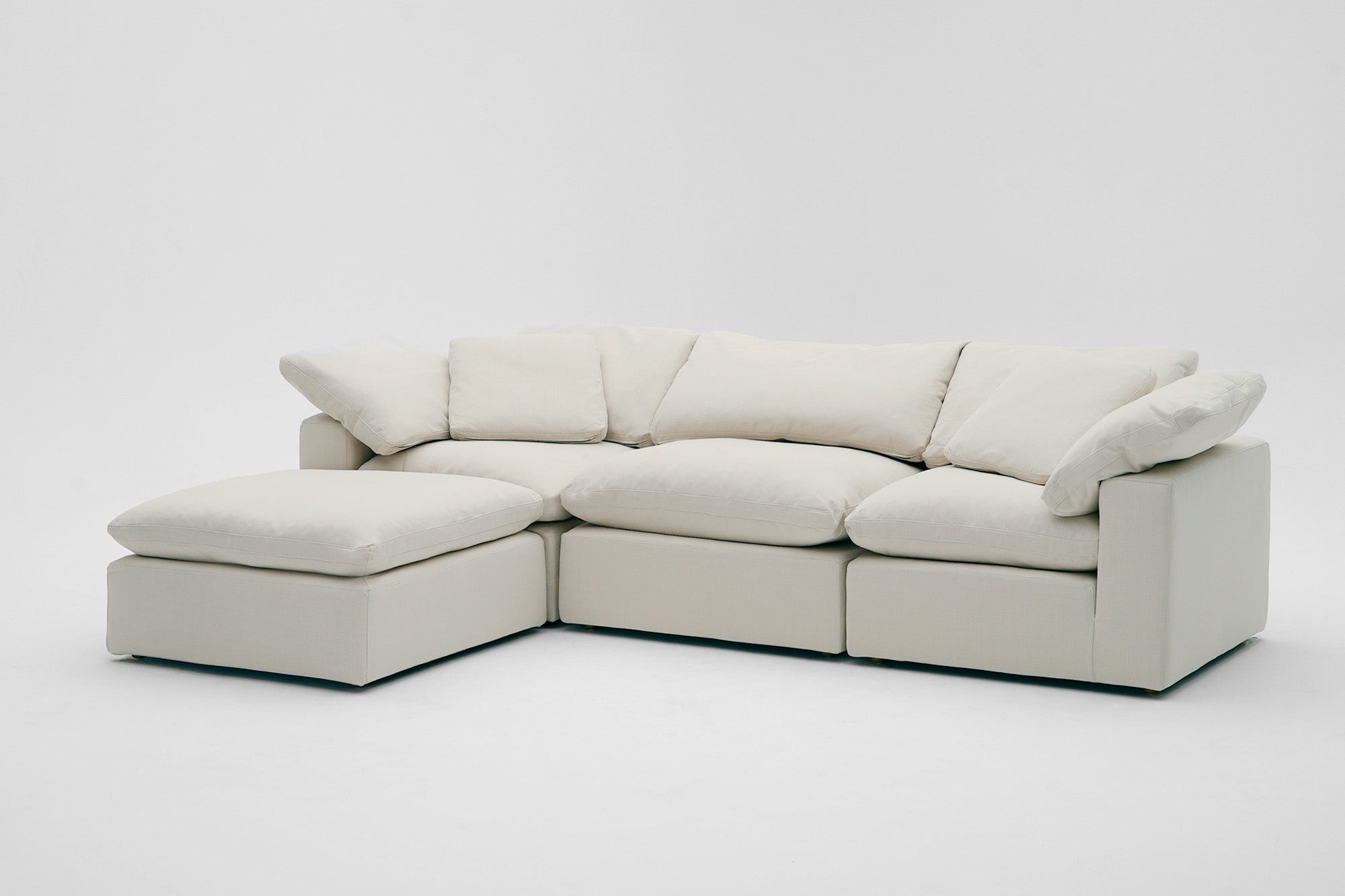 4-Cube Modular Chaise Sectional