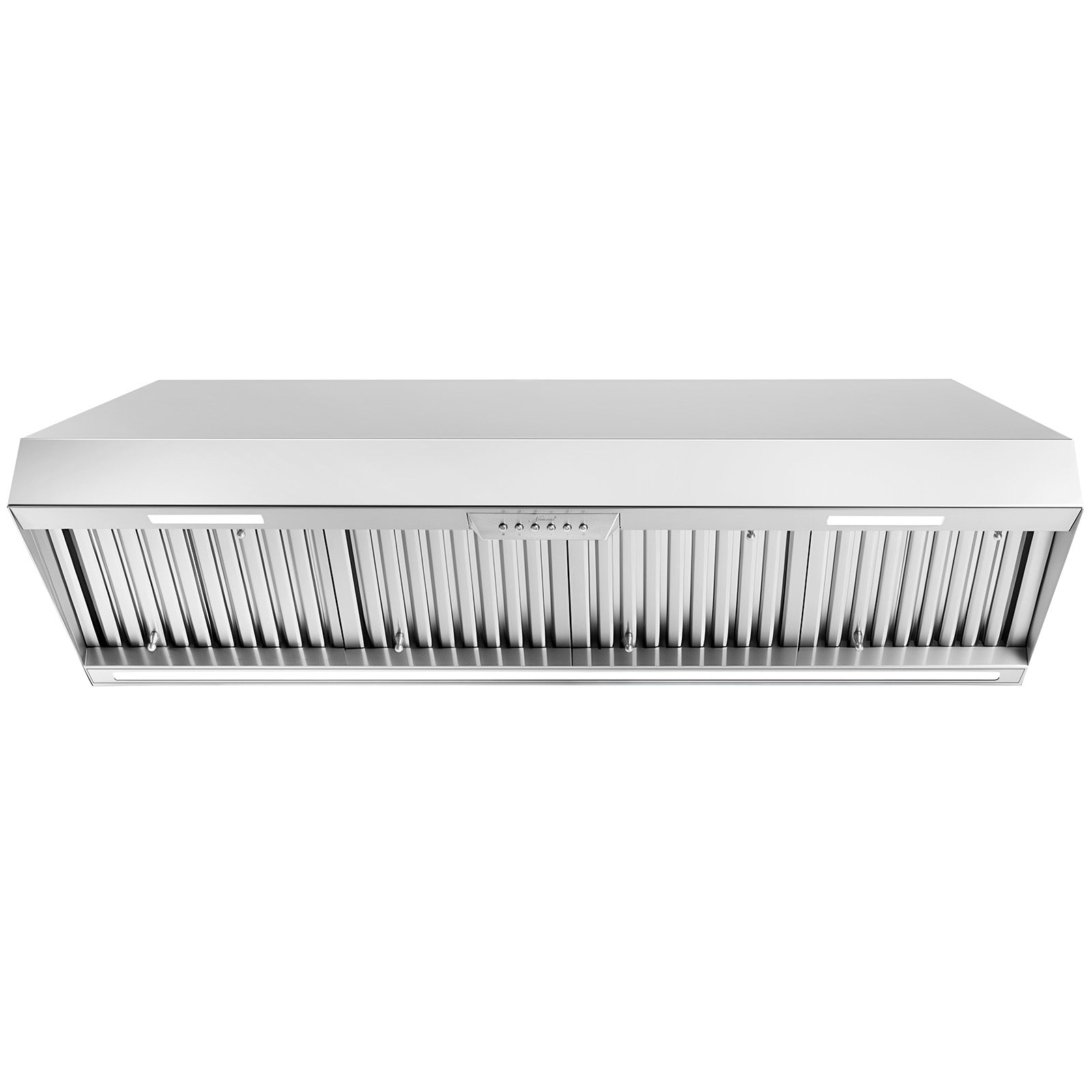 54" Range Hood Insert, 1200 CFM Stainless Steel Ducted Vent Hood Insert with Dimmable LED Lights