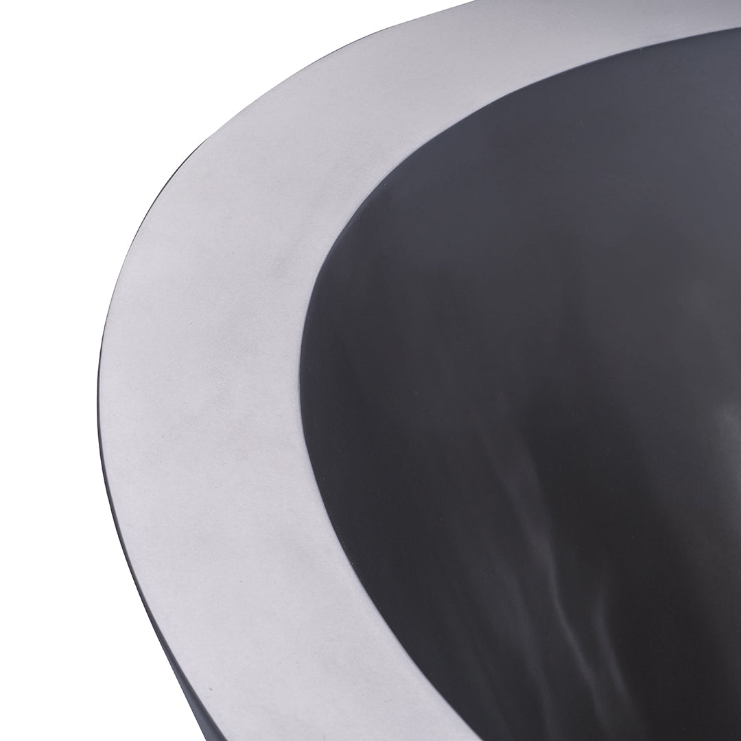 Akicon Custom Handmade Stainless Steel Freestanding Bathtub