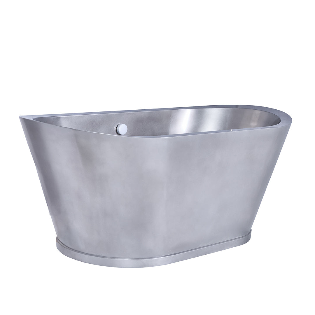 Akicon Custom Handmade Stainless Steel Freestanding Bathtub