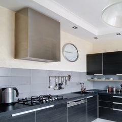 Akicon 30" Stainless Steel Wall Mount Range Hood Modern Box with 600 CFM Vent Hood