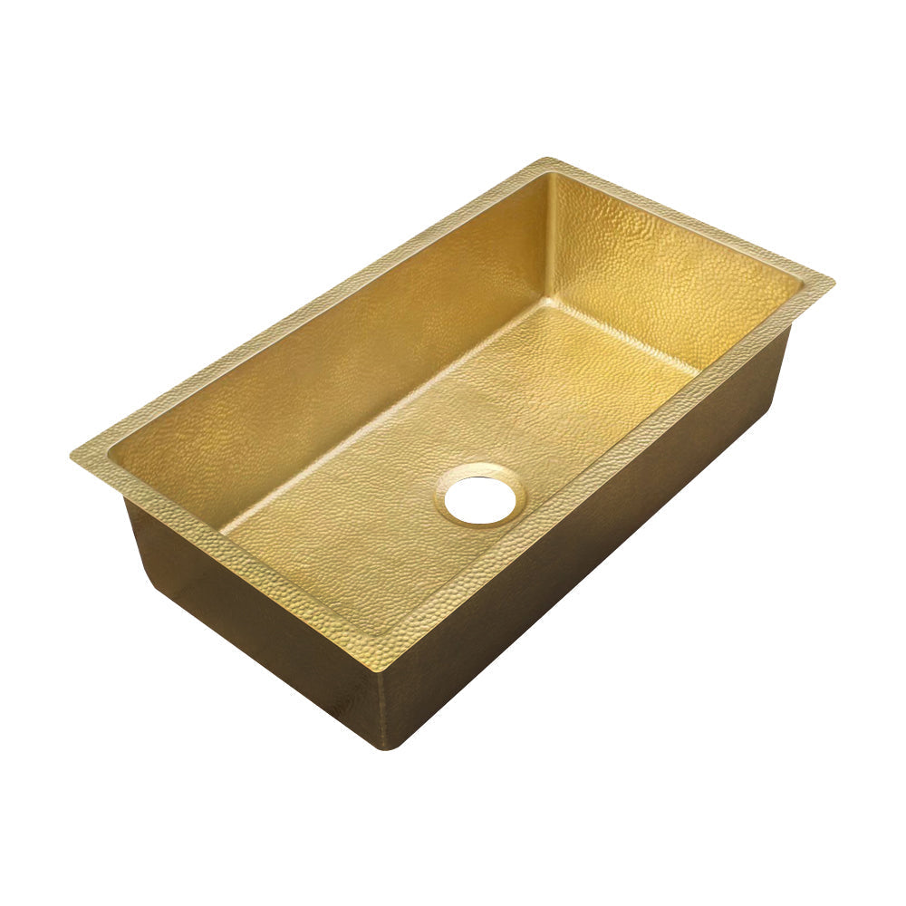 Akicon Custom Handmade Solid Copper Undermount Kitchen Sink