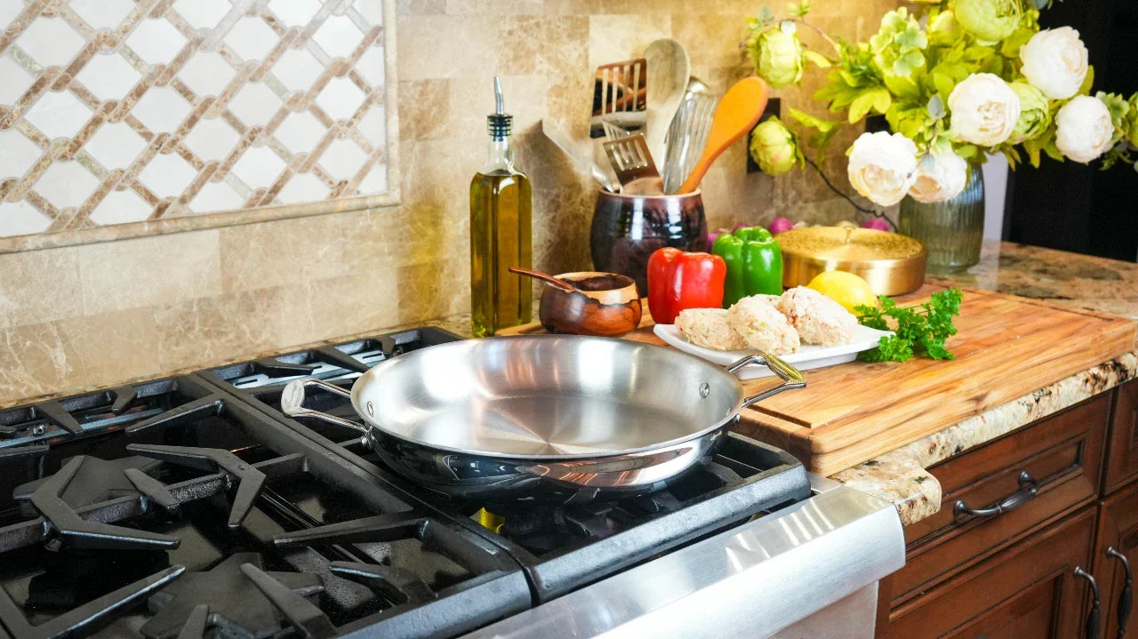 11.5 Inch Fry Pan with Short Handles