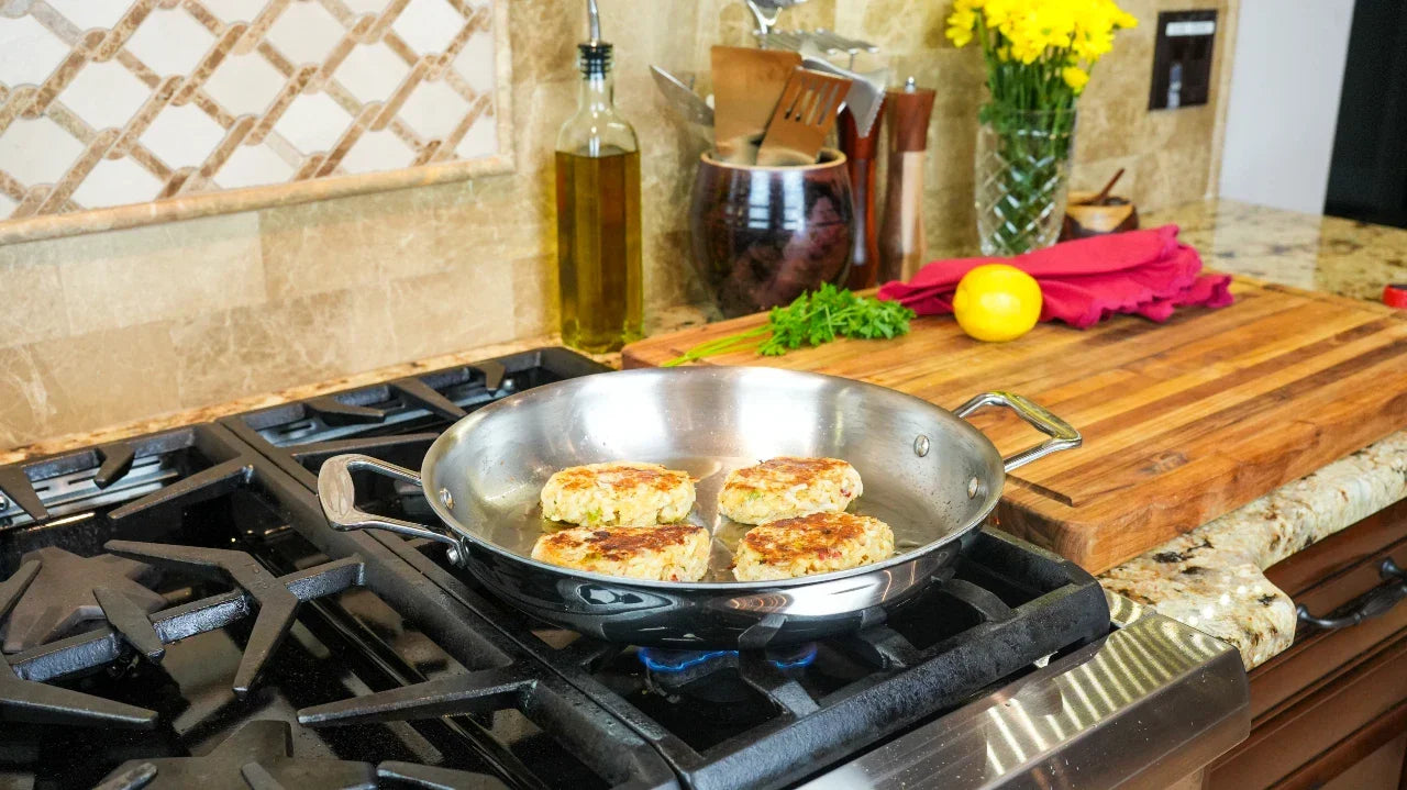 11.5 Inch Fry Pan with Short Handles
