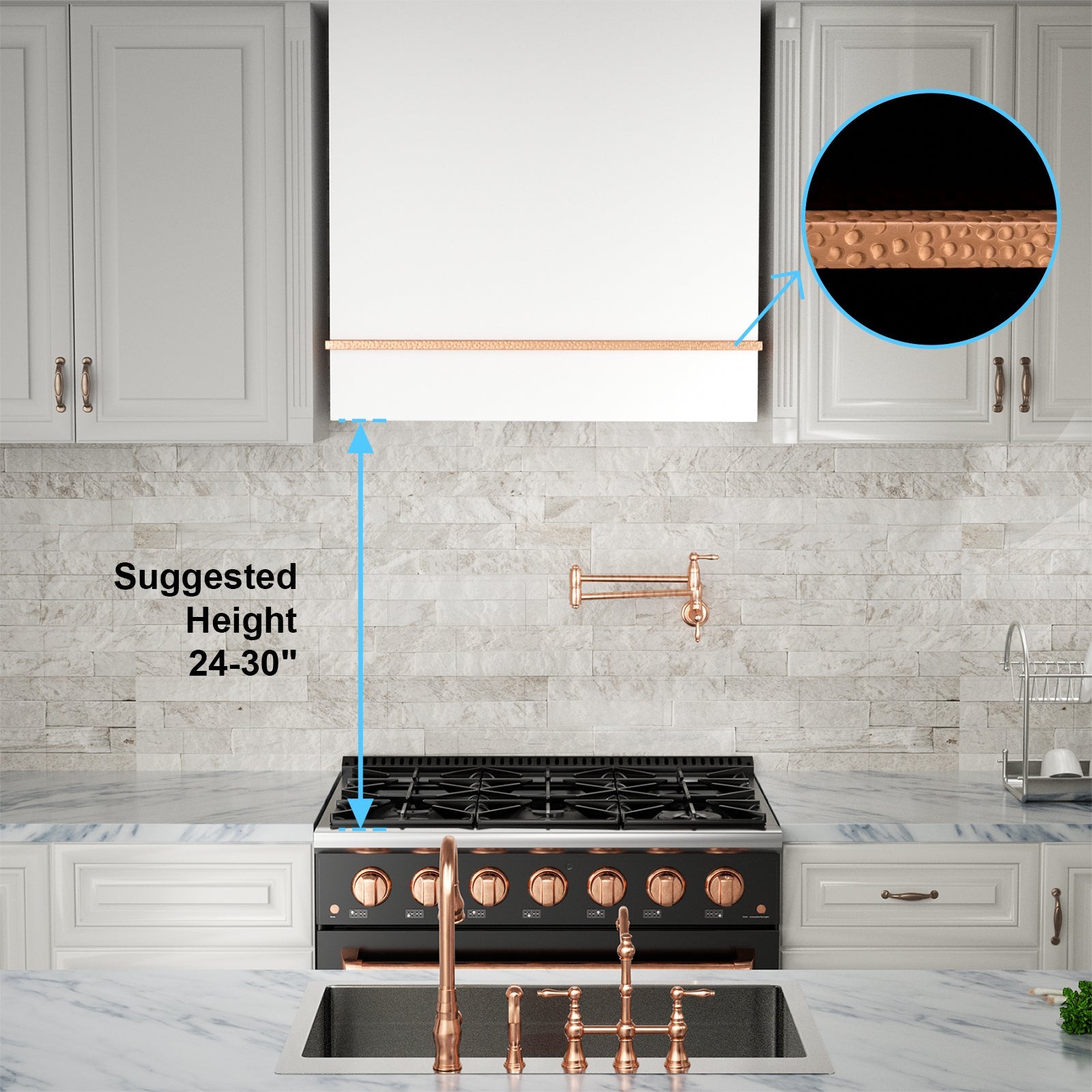 Akicon 36" Stainless Steel Wall Mount Range Hood with 600 CFM Vent Hood - AK-HS36HA-SW