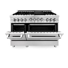 48" Gas on Gas Range in Stainless, Dura Snow Doors, RG-SN-48