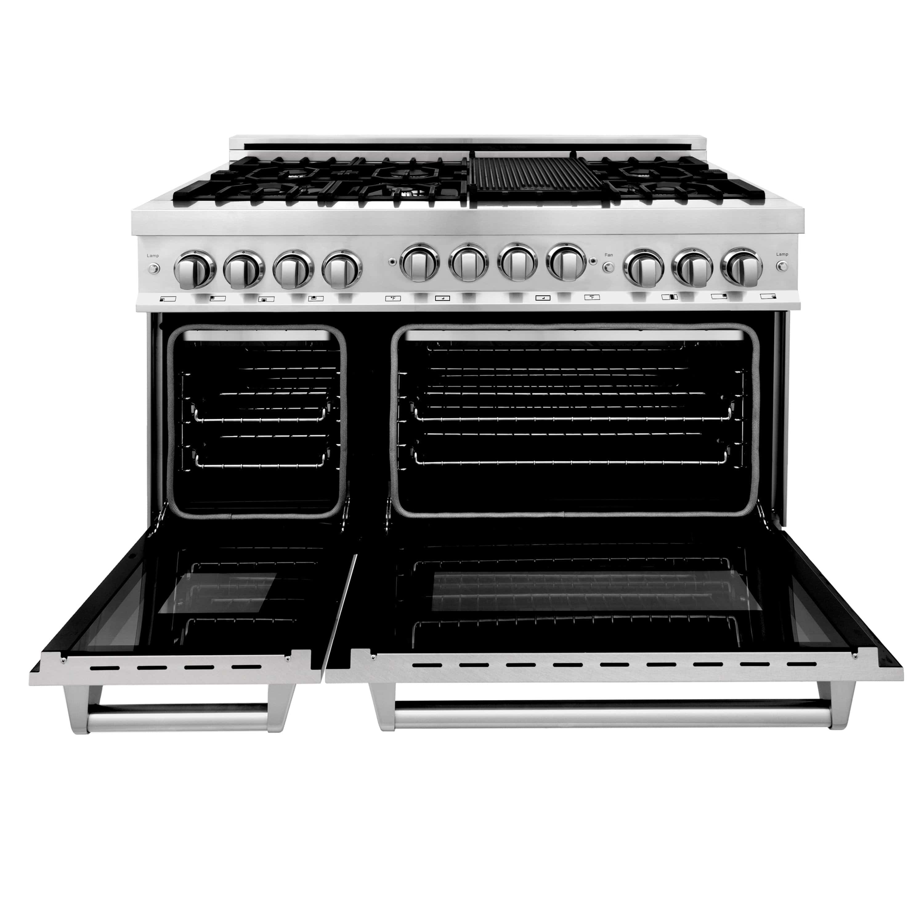 48" Gas on Gas Range in Stainless, Dura Snow Doors, RG-SN-48