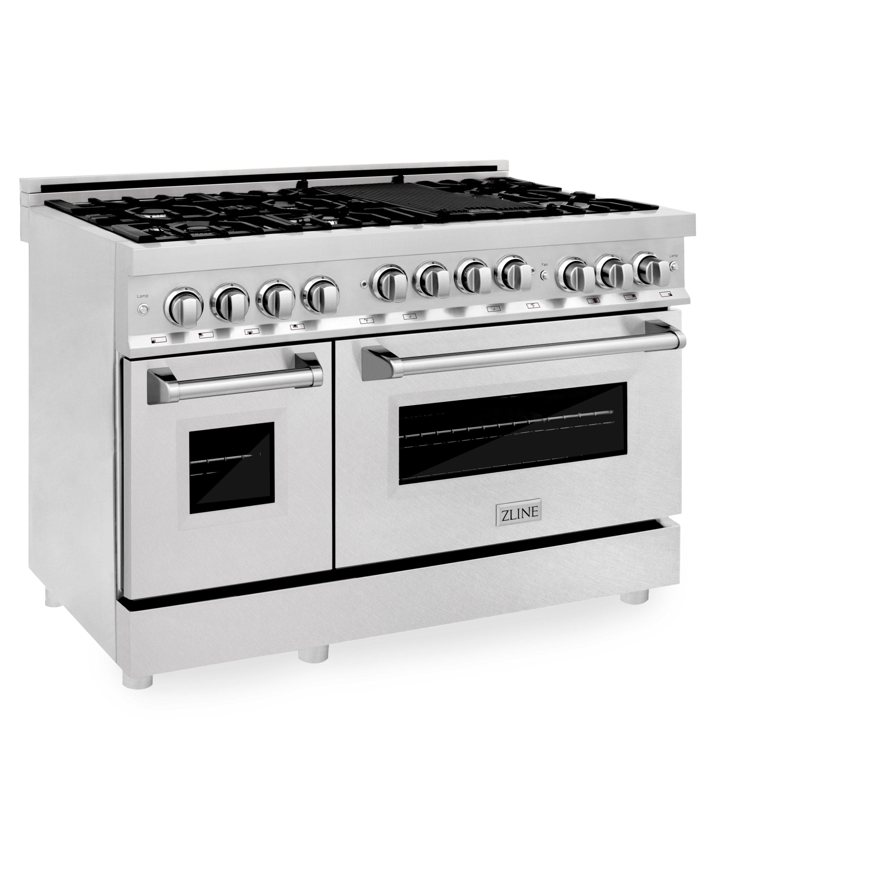 48" Gas on Gas Range in Stainless, Dura Snow Doors, RG-SN-48