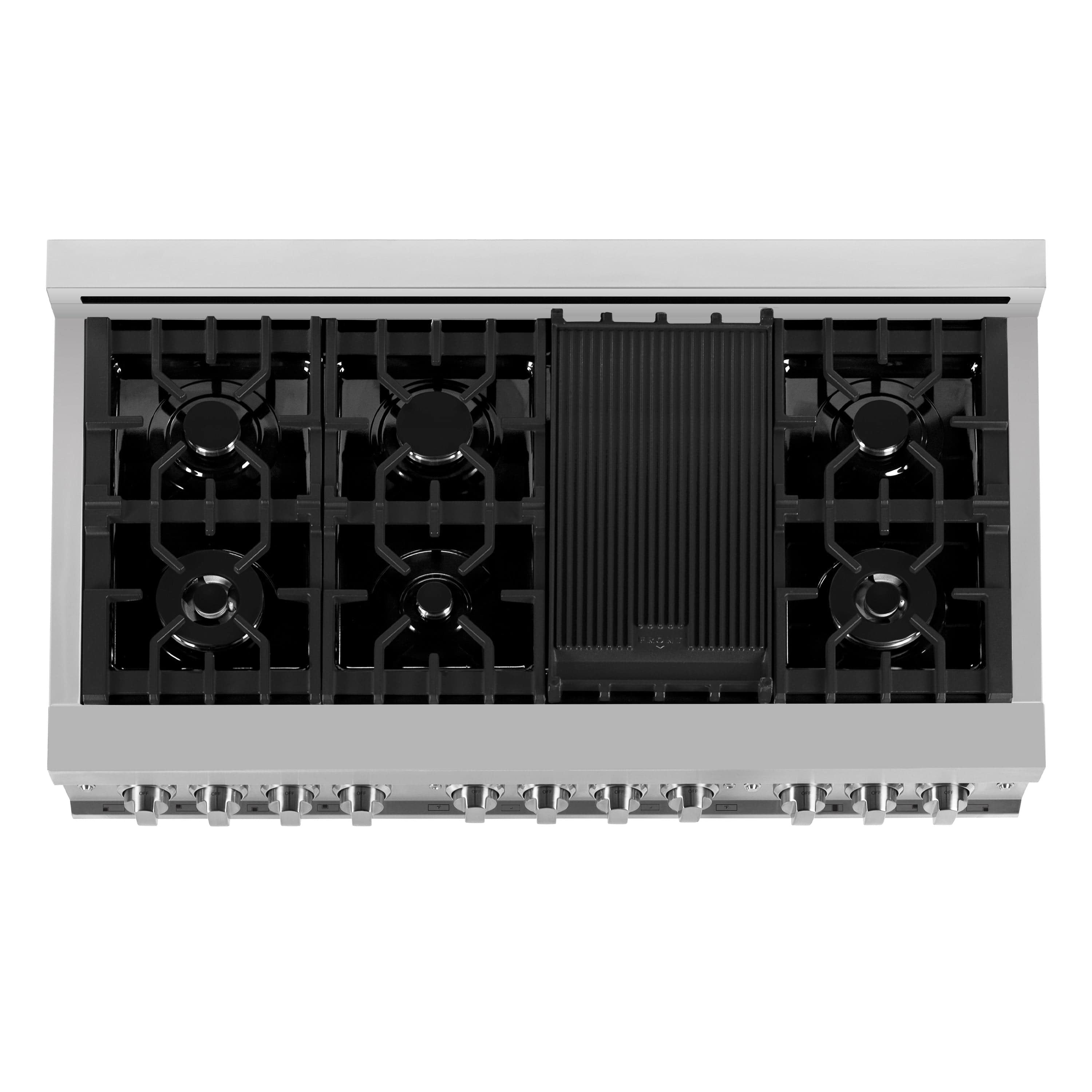 48" Gas on Gas Range in Stainless, Dura Snow Doors, RG-SN-48